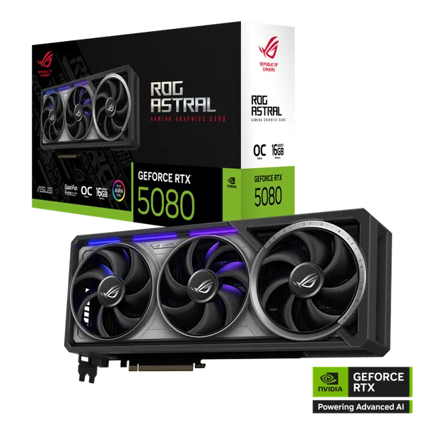 Card màn hình ASUS ROG Astral GeForce RTX™ 5080 16GB GDDR7 OC Edition